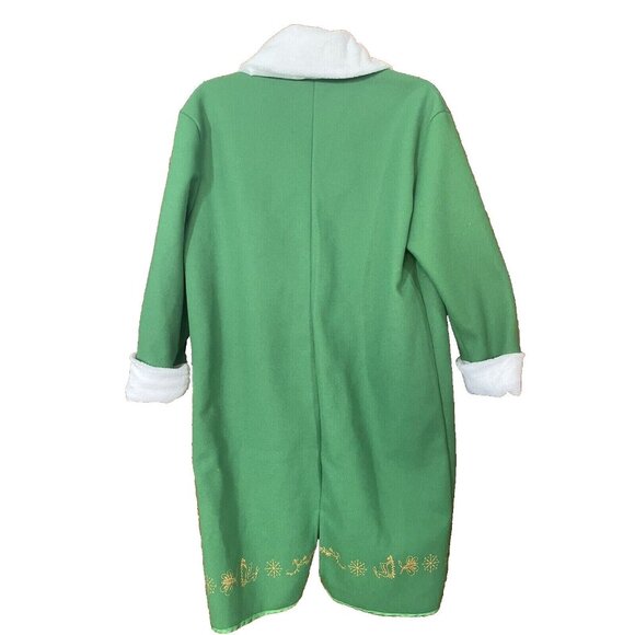 Men's Elf Costume Coat Adult Christmas Cosplay Suit Xmas Outfits Small Coat - Picture 2 of 11